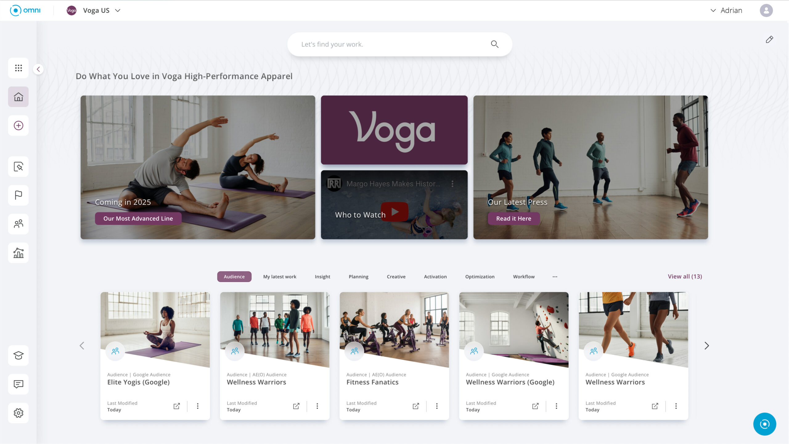 Omni Voga Landing Page Omni, an Open Operating System for Driving Better Business Outcomes